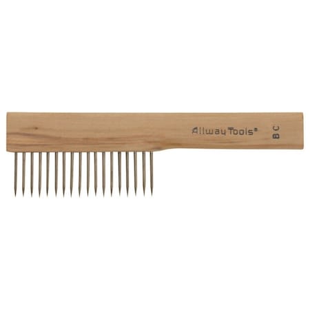 Allway Brush Comb Hardwood Handle